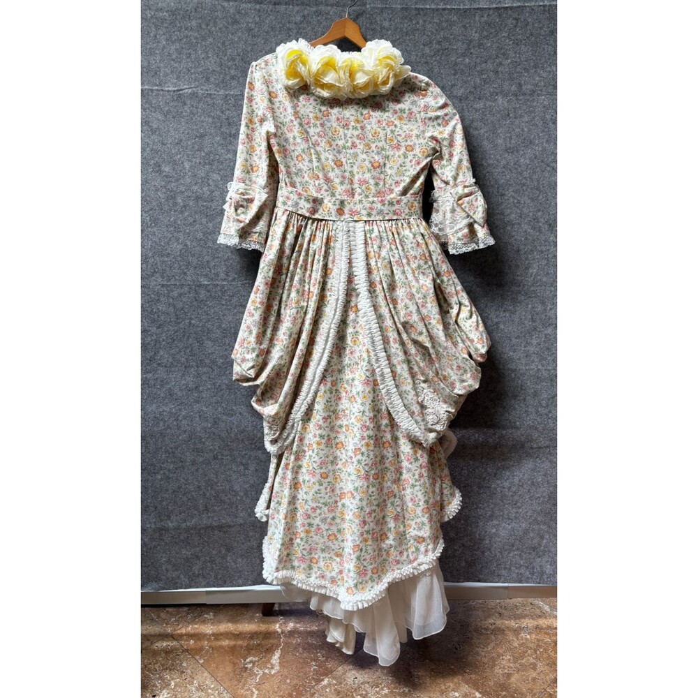 Handmade 18th Century Rococo Ball Gown – Colonial Marie Antoinette Costume Dress - Picture 3 of 16